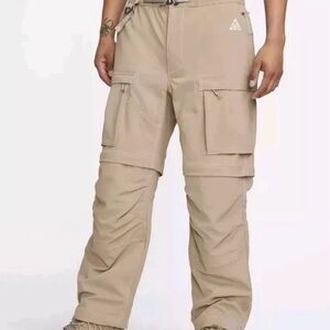 $195 Nike ACG Smith Summit UV Cargo Convertible Zip Pants Mens Medium New